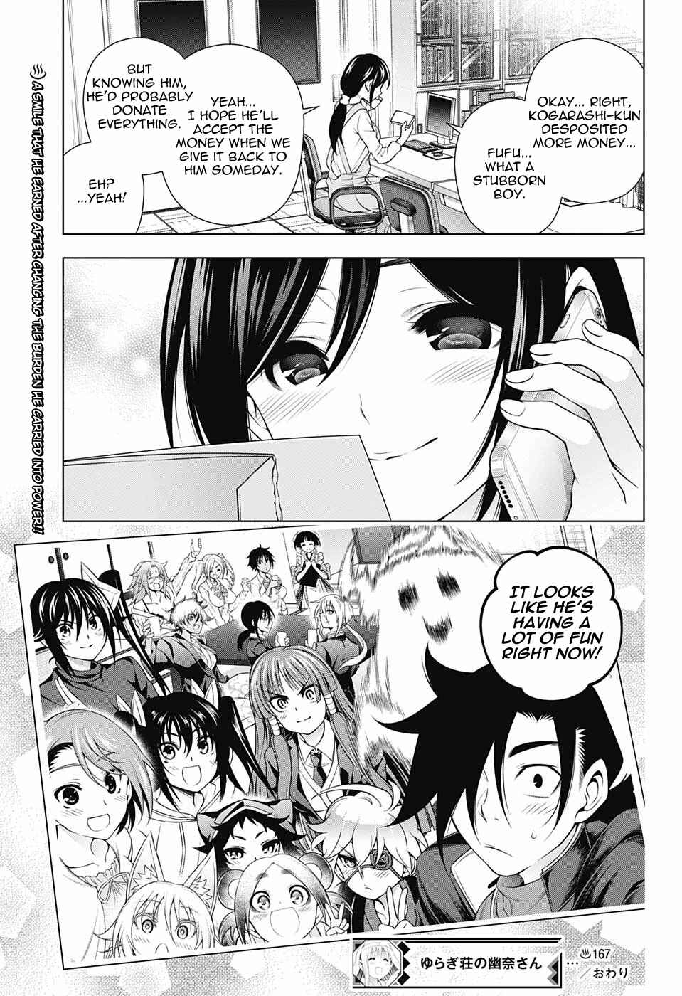 Page 18 Chapter 167 Yuragi-sou no Yuuna-san