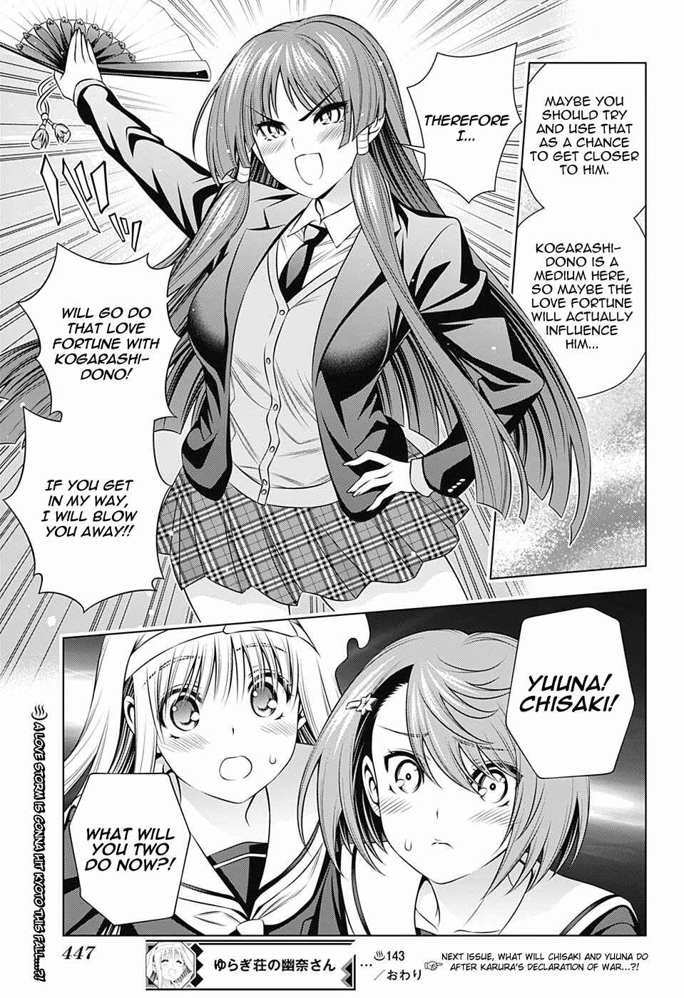 Page 19 Chapter 143 Yuragi-sou no Yuuna-san