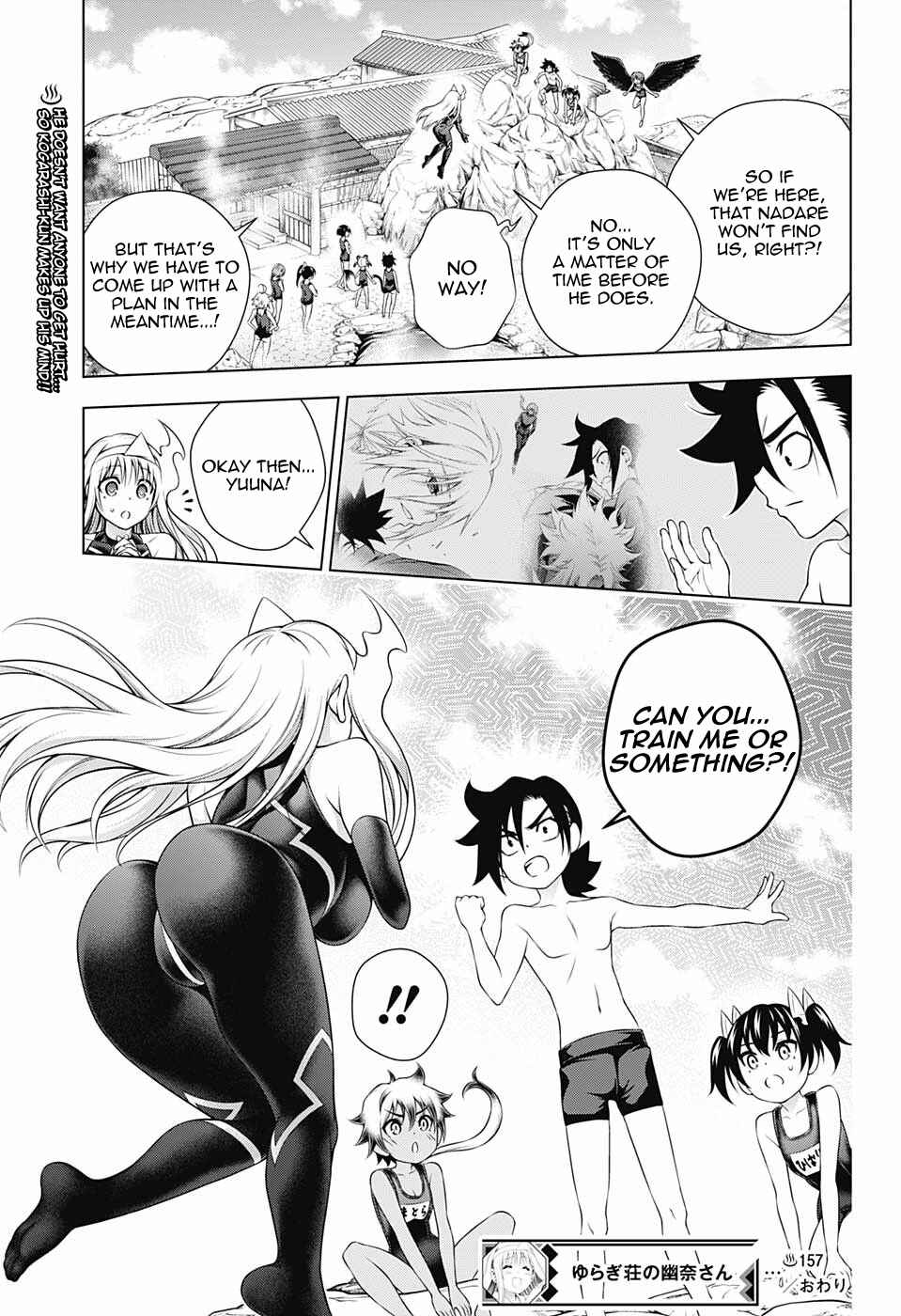 Page 19 Chapter 157 Yuragi-sou no Yuuna-san