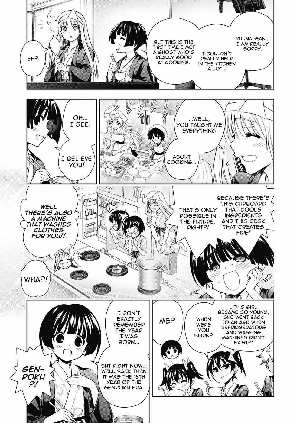 Page 11 Chapter 154 Yuragi-sou no Yuuna-san