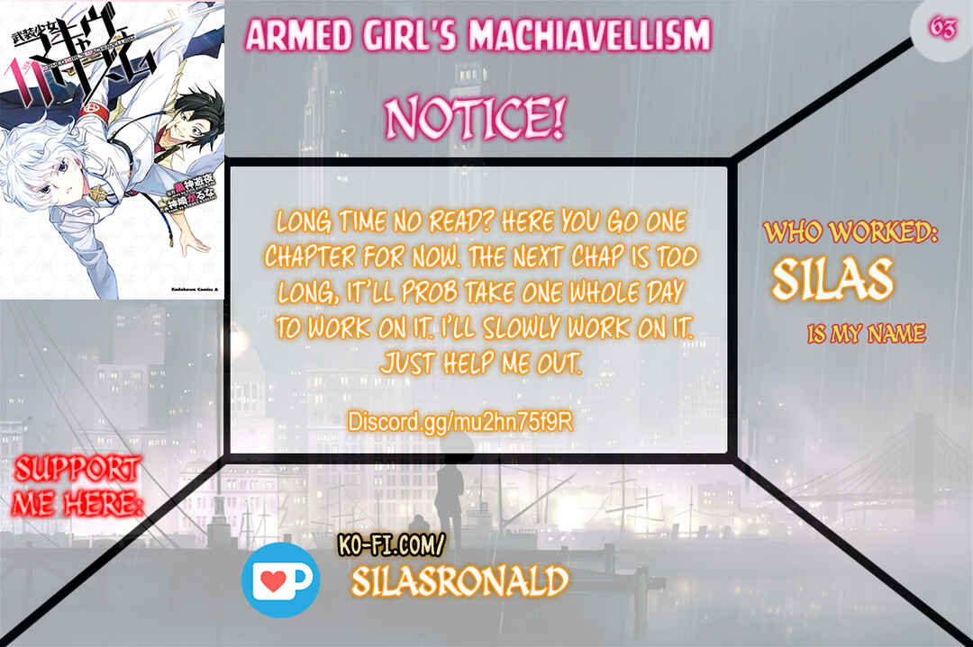 Page 1 Chapter 63 Busou Shoujo Machiavellism