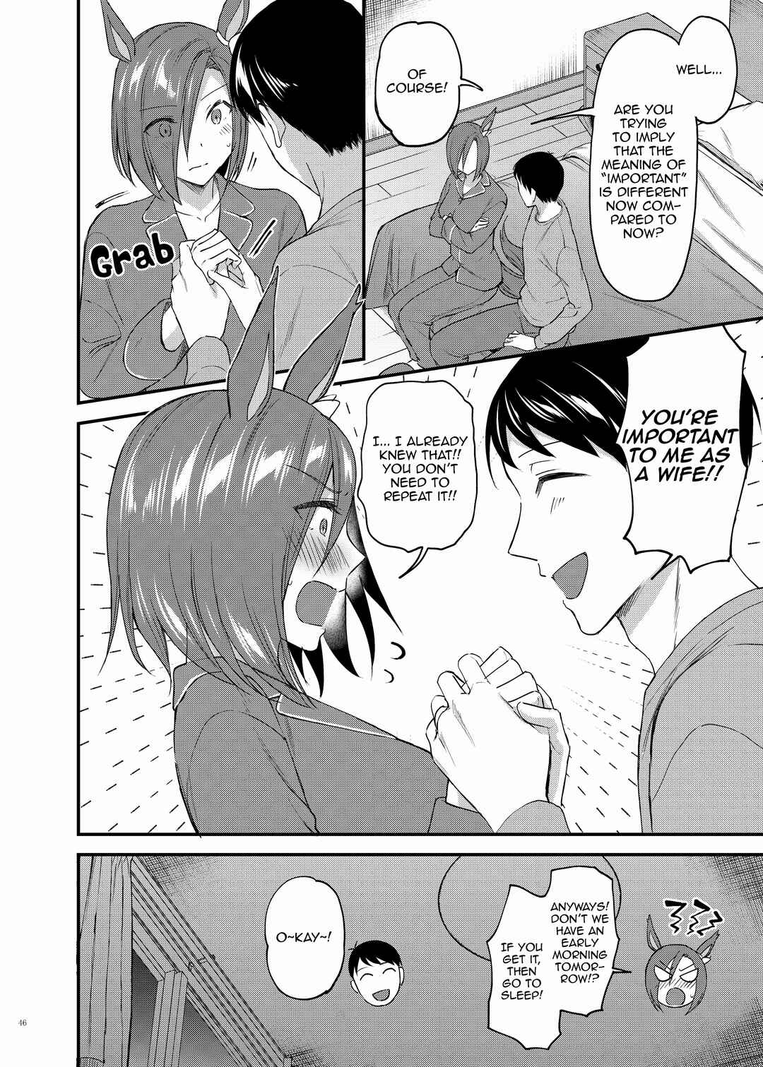 Page 4 Chapter 8 Uma Musume Pretty Derby - UmaYome Uma X Tore♂ Kekkon Seikatsu Goudou (Doujinshi)