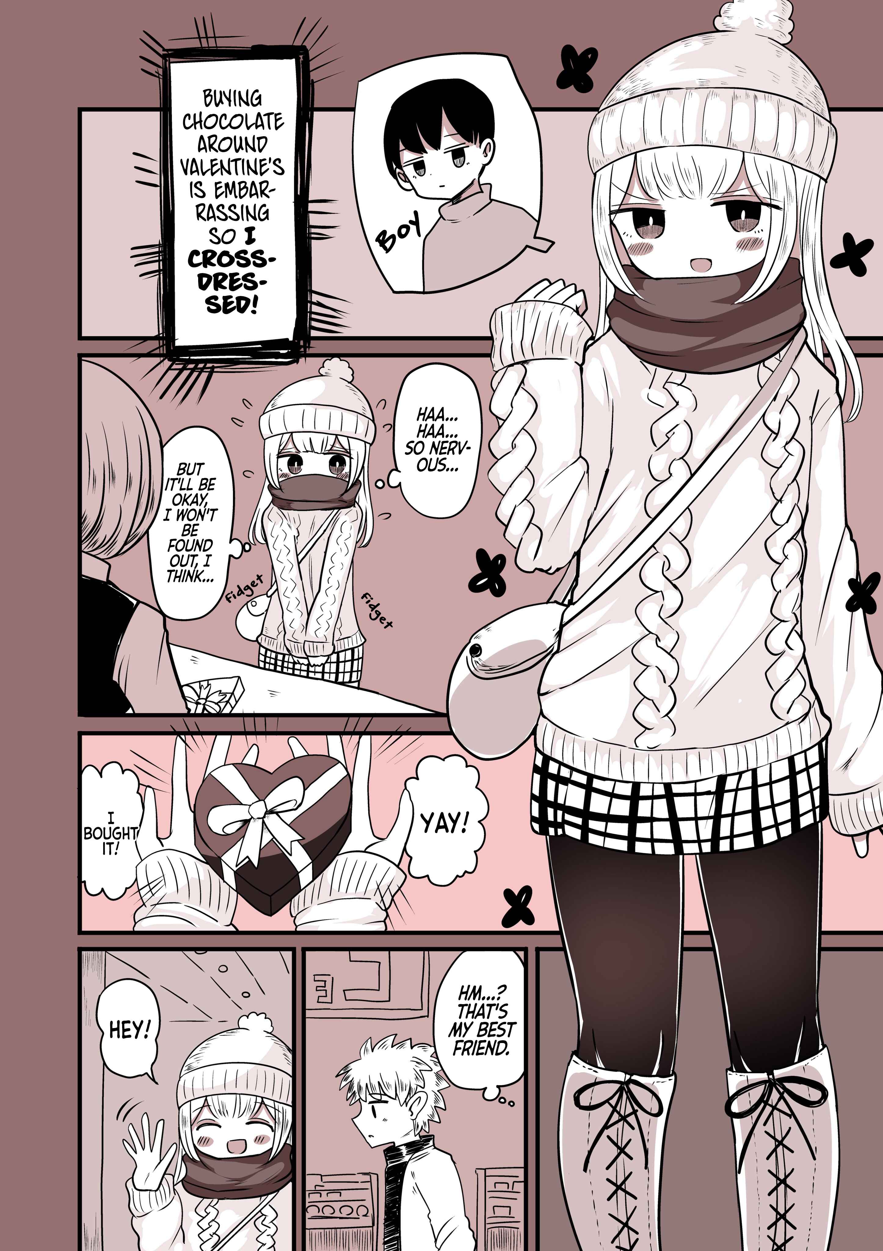 Page 1 Chapter Unknown_27b9 A Boy Who Crossdressed Because Buying Chocolate Around Valentines Is Too Embarrassing 🍫