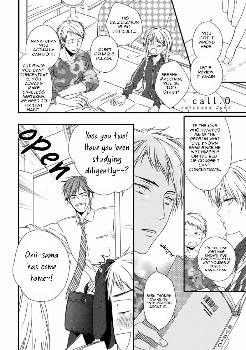 Page 2 Chapter 0 Sayonara Game