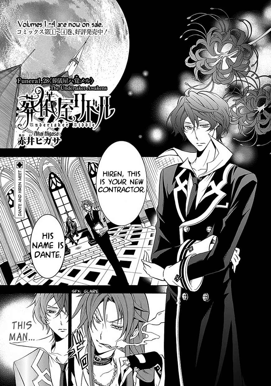Page 1 Chapter 28 Undertaker Riddle