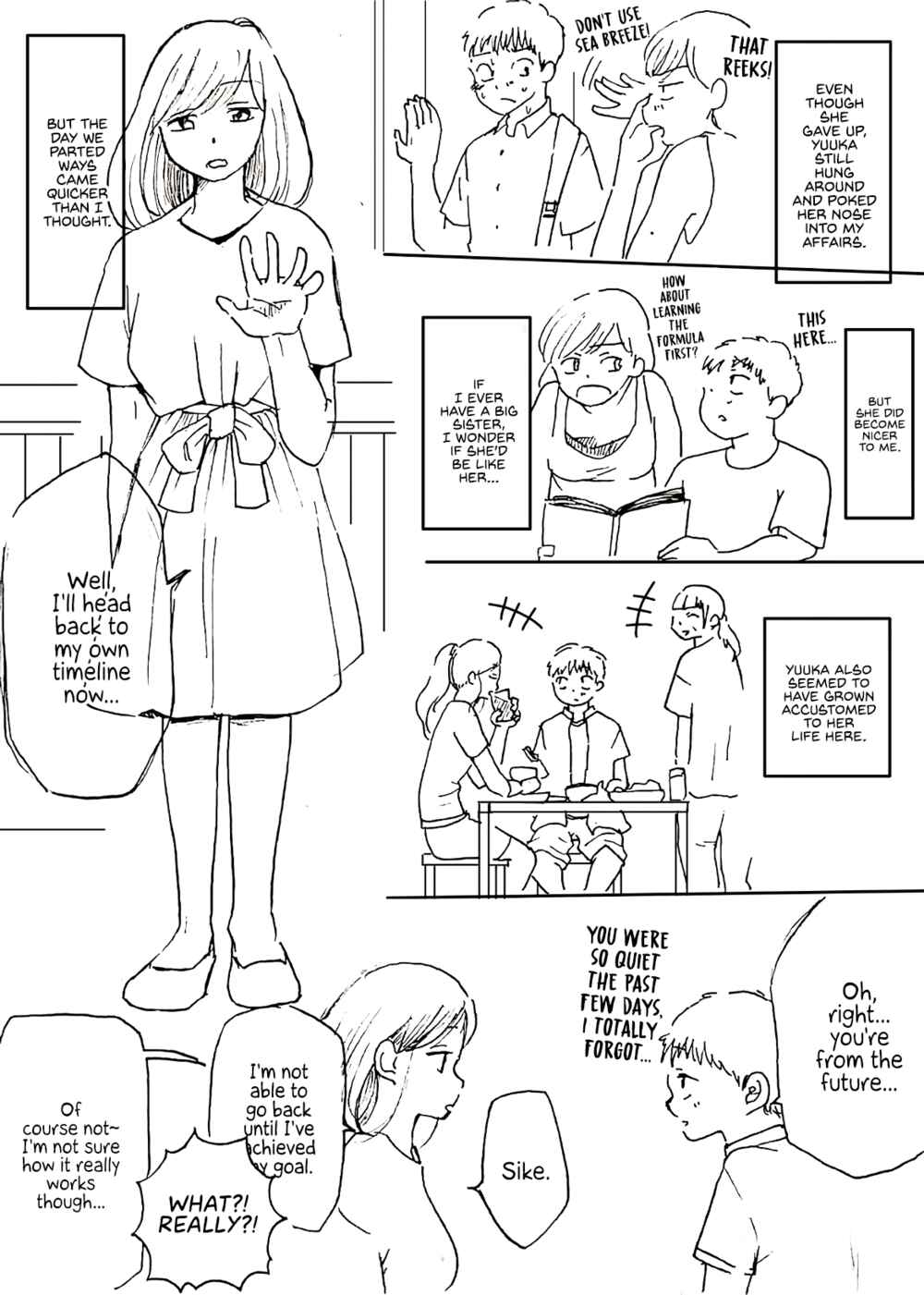 Page 1 Chapter 13 My Future Self Is Persuading Me To Become a Woman