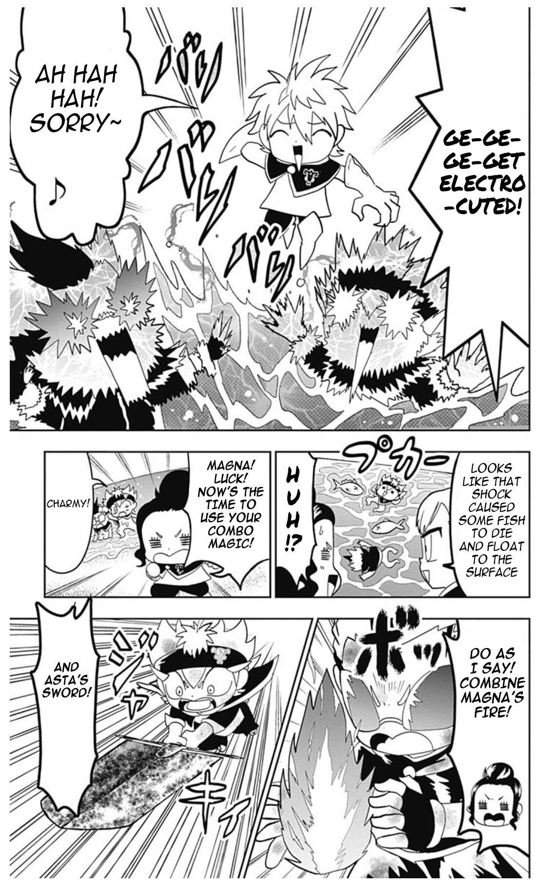 Page 11 Chapter 4 Black Clover SD - Astas Road to the Wizard King