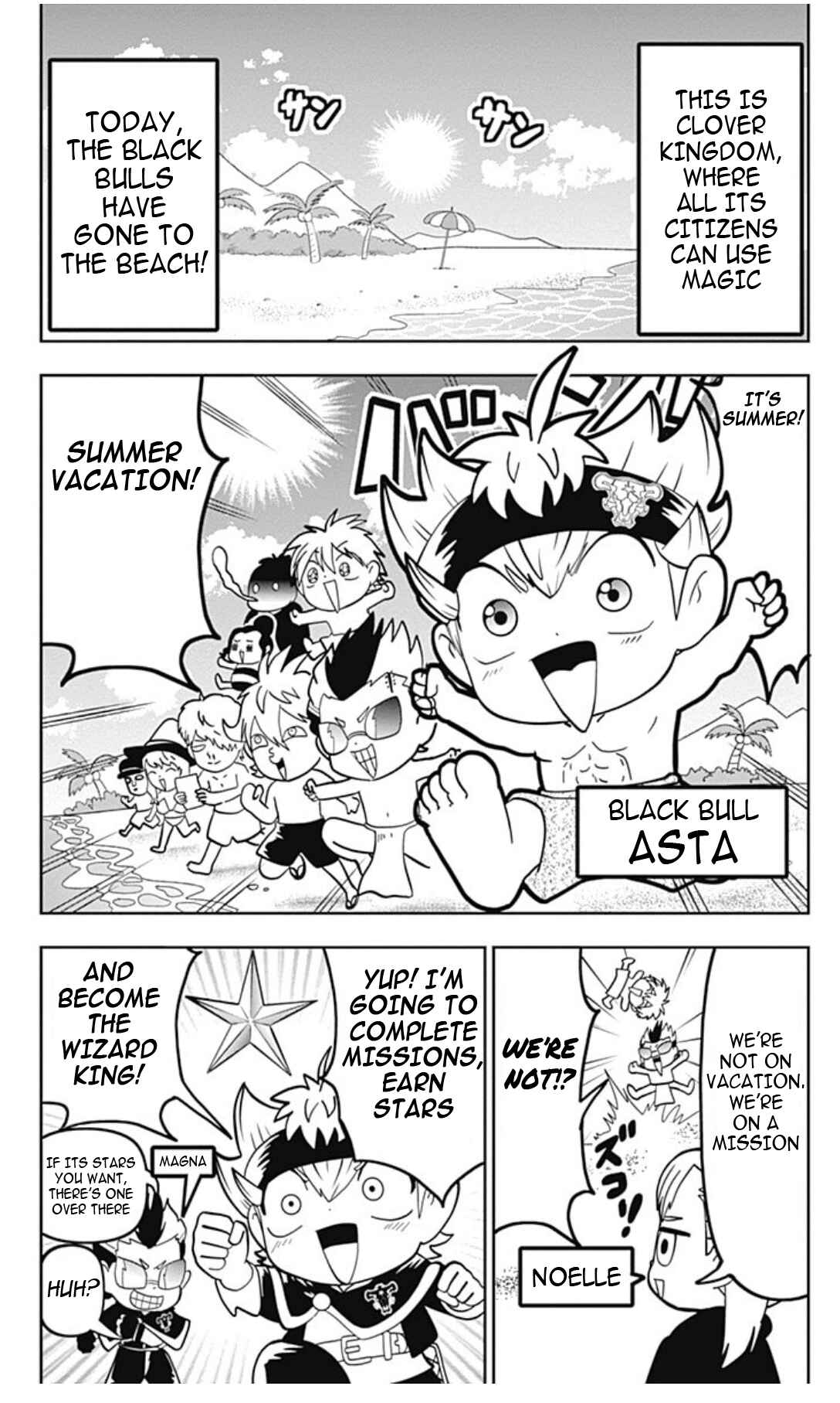 Page 2 Chapter 4 Black Clover SD - Astas Road to the Wizard King