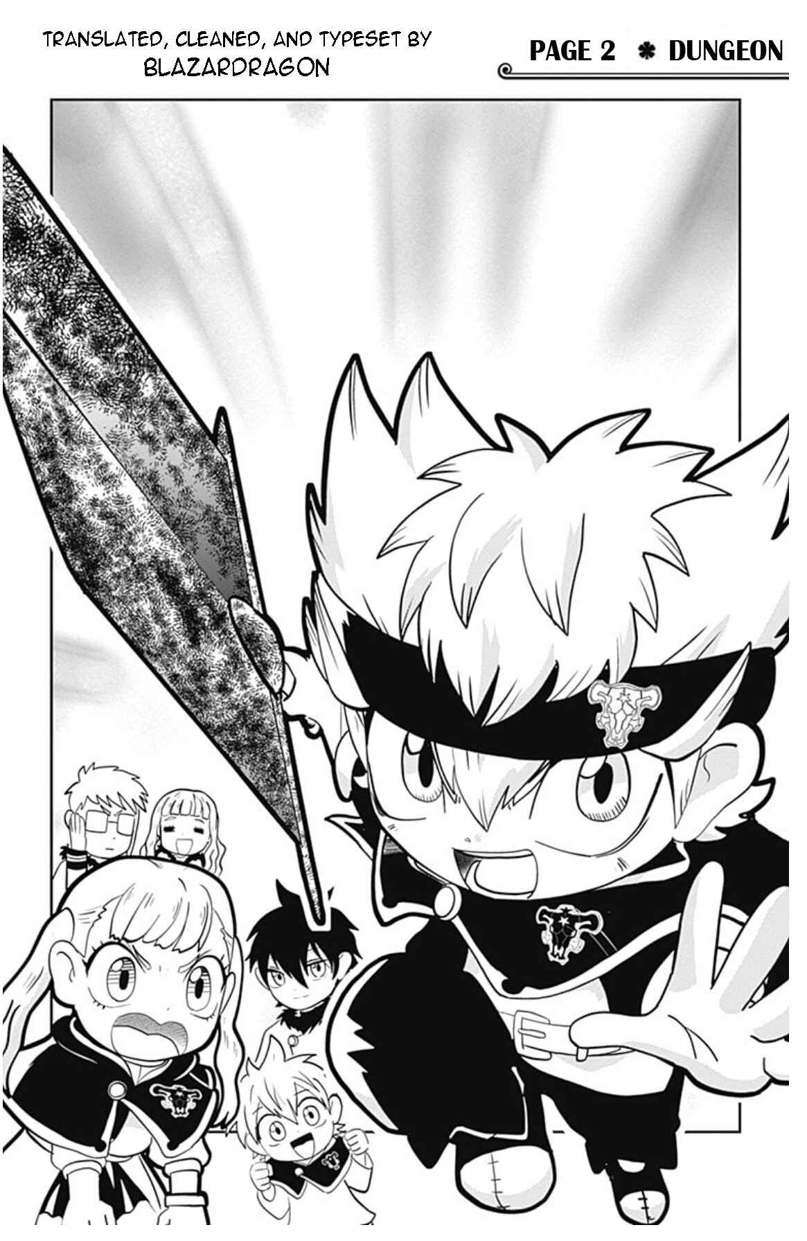 Page 1 Chapter 2 Black Clover SD - Astas Road to the Wizard King
