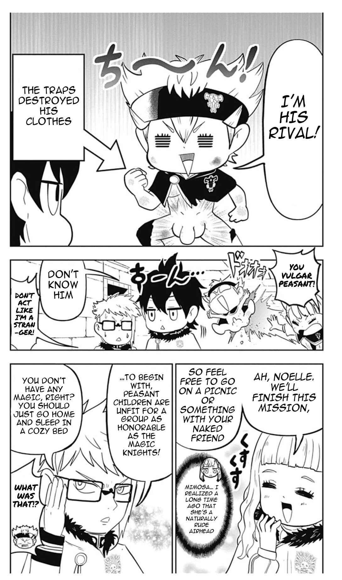 Page 12 Chapter 2 Black Clover SD - Astas Road to the Wizard King