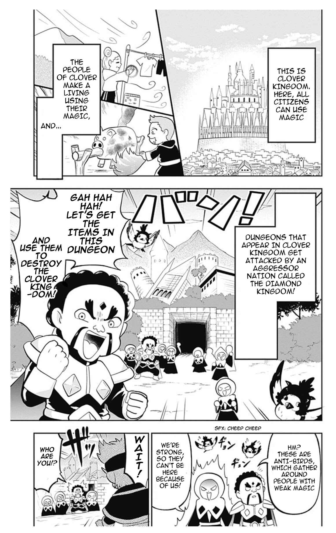Page 2 Chapter 2 Black Clover SD - Astas Road to the Wizard King