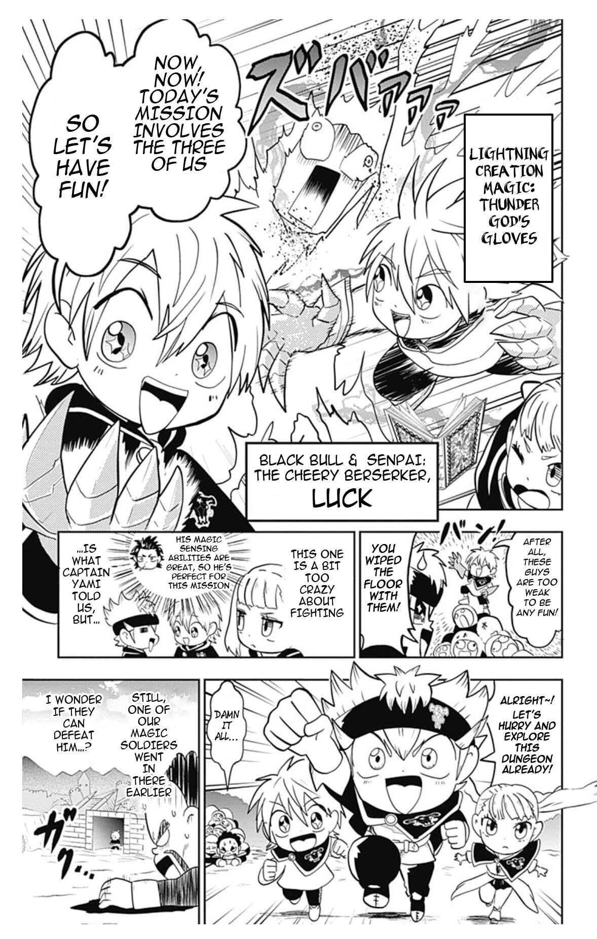 Page 6 Chapter 2 Black Clover SD - Astas Road to the Wizard King
