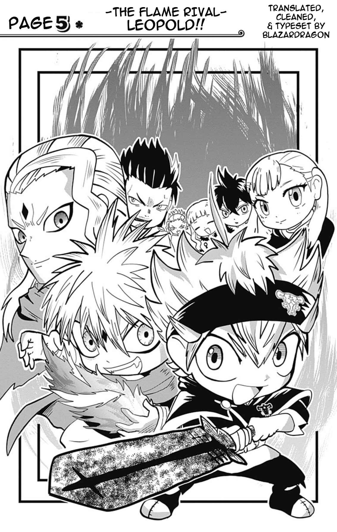 Page 1 Chapter 5 Black Clover SD - Astas Road to the Wizard King