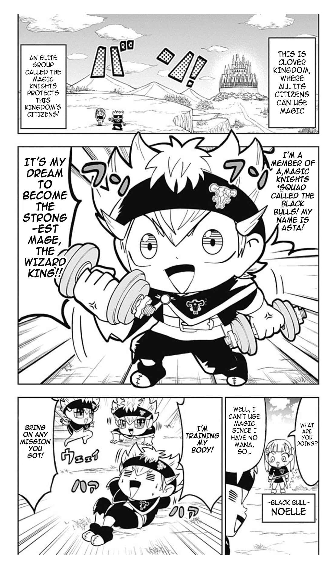Page 2 Chapter 5 Black Clover SD - Astas Road to the Wizard King