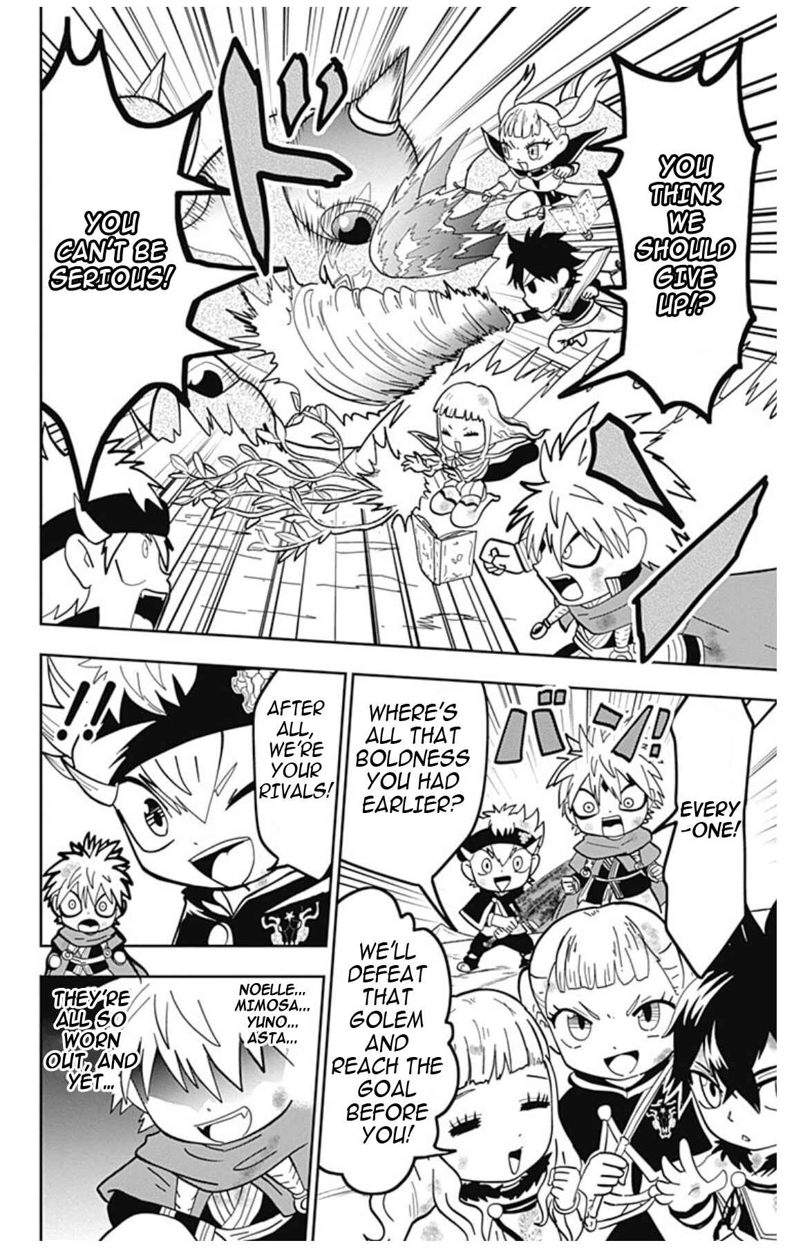 Page 22 Chapter 5 Black Clover SD - Astas Road to the Wizard King