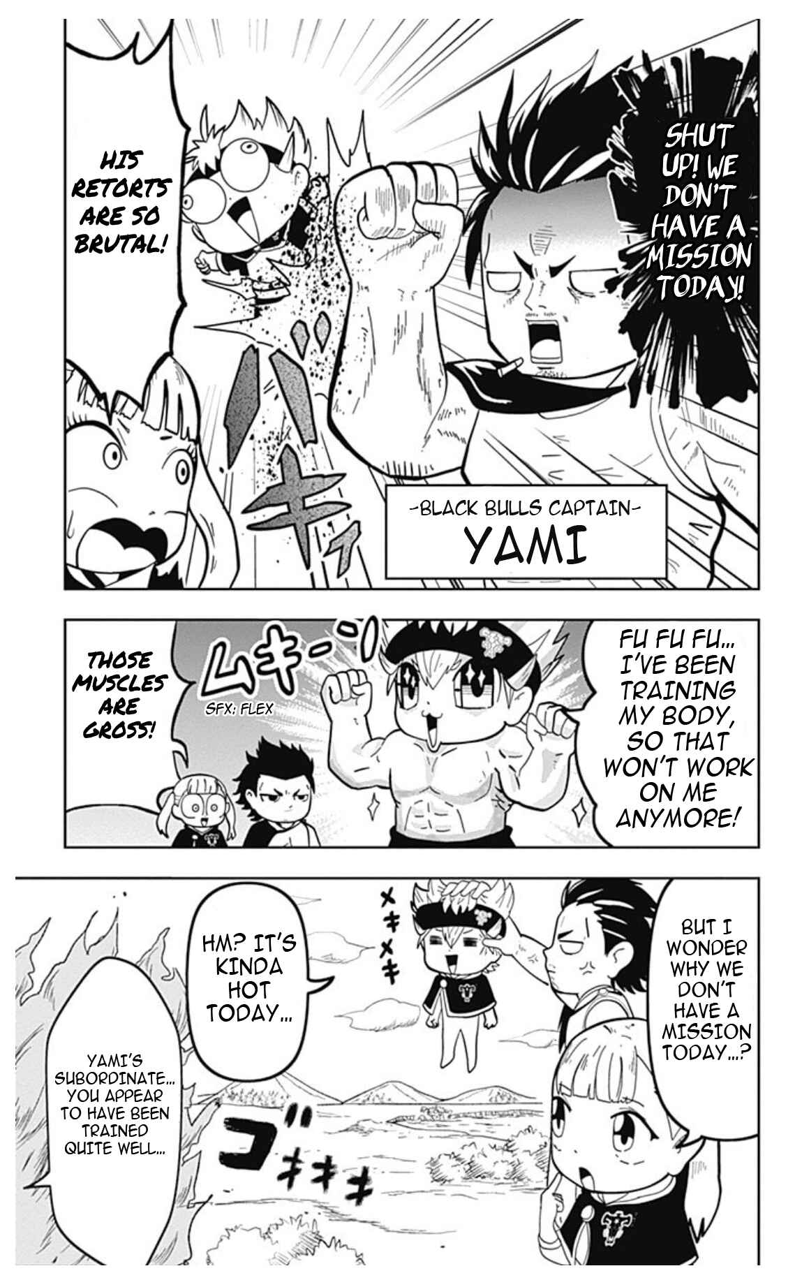 Page 3 Chapter 5 Black Clover SD - Astas Road to the Wizard King