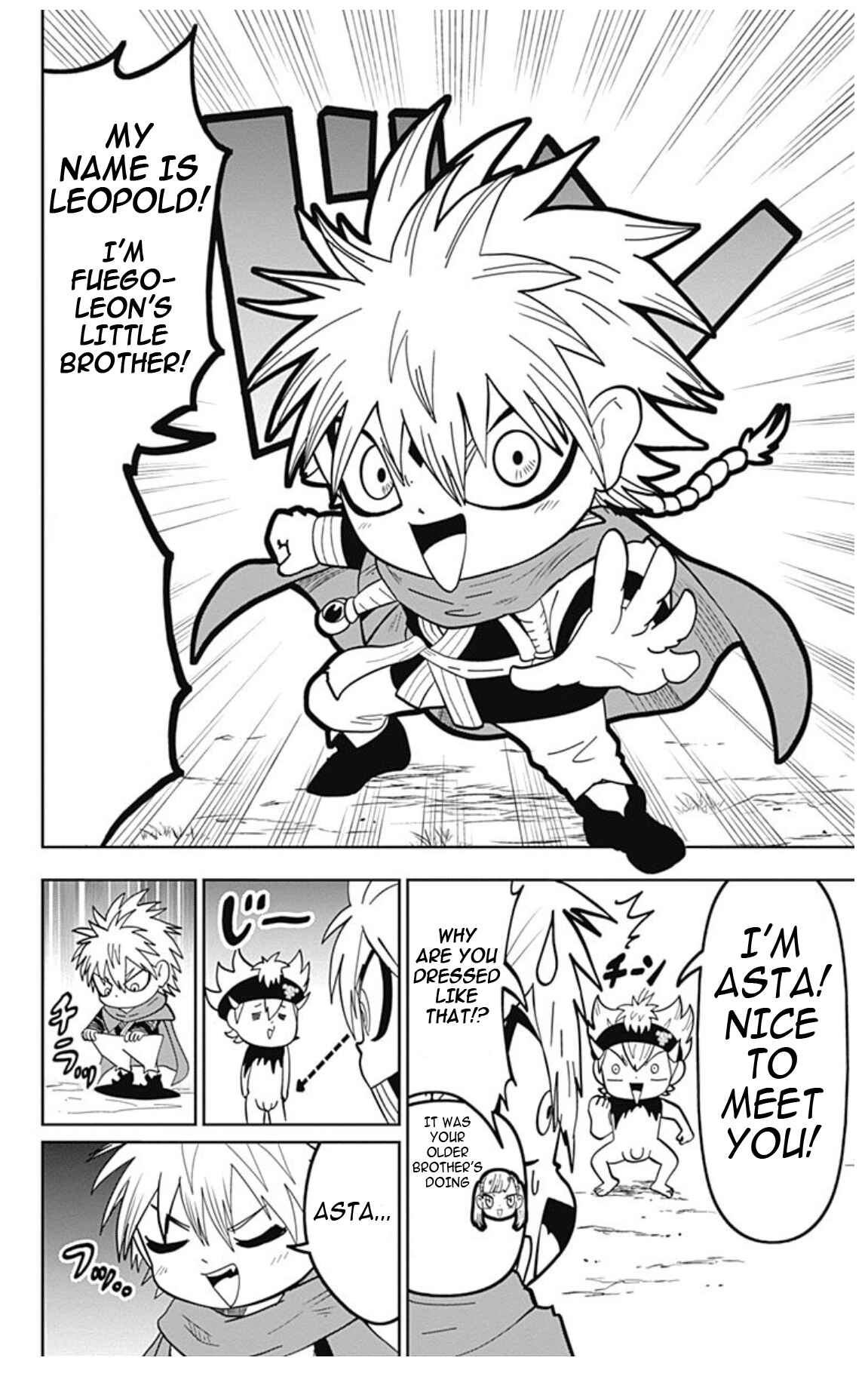 Page 6 Chapter 5 Black Clover SD - Astas Road to the Wizard King
