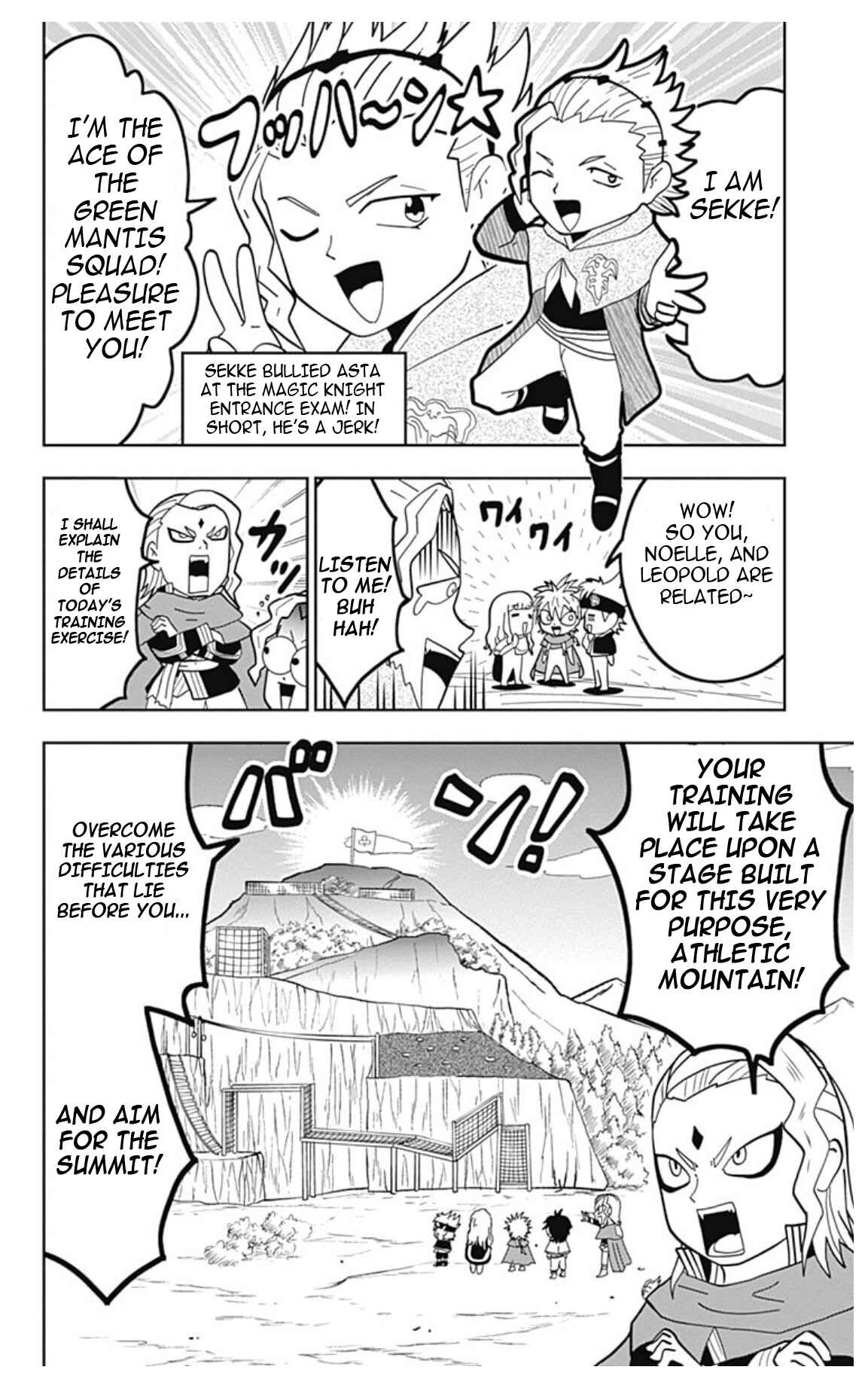 Page 8 Chapter 5 Black Clover SD - Astas Road to the Wizard King