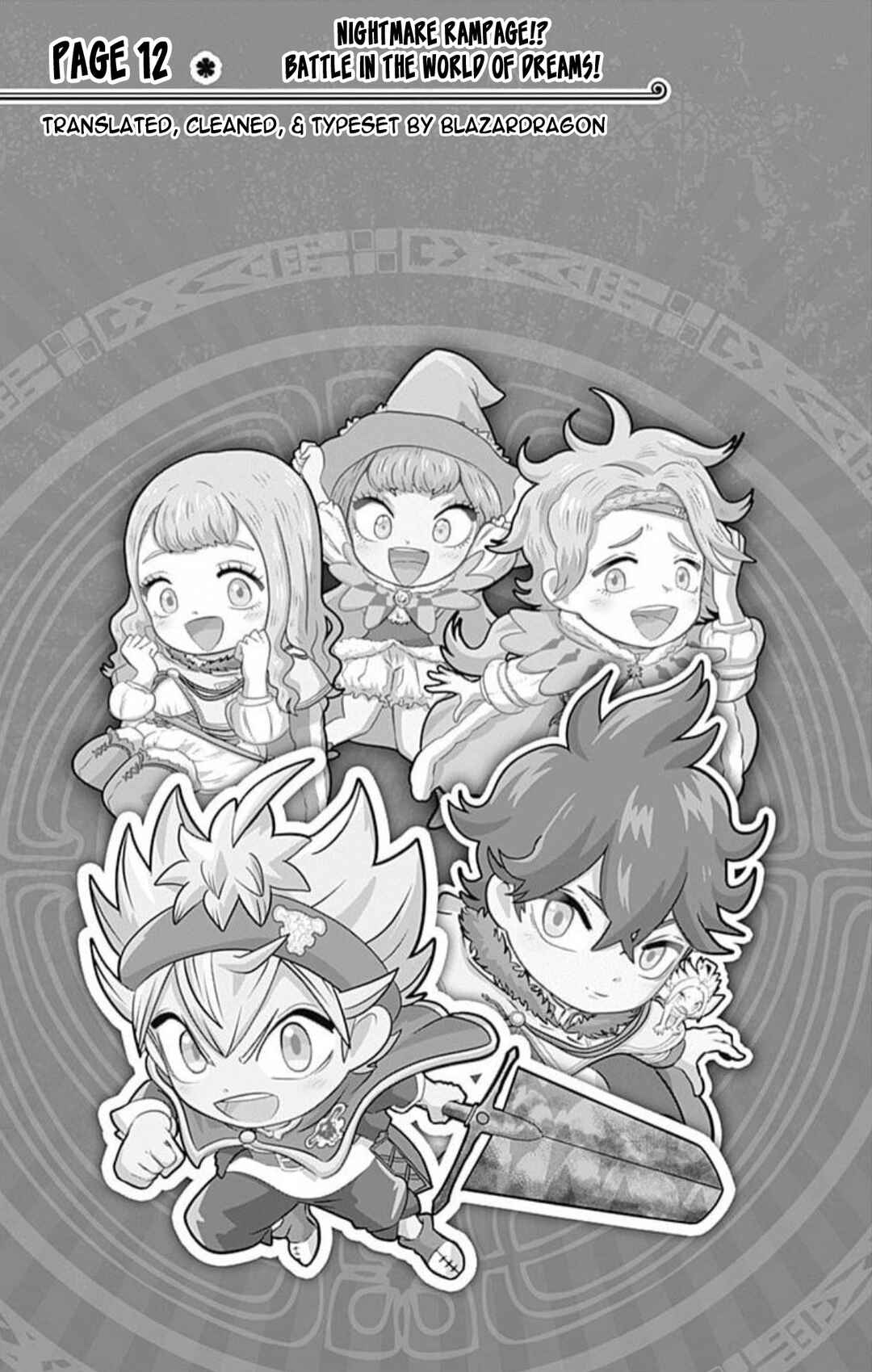 Page 1 Chapter 12 Black Clover SD - Astas Road to the Wizard King