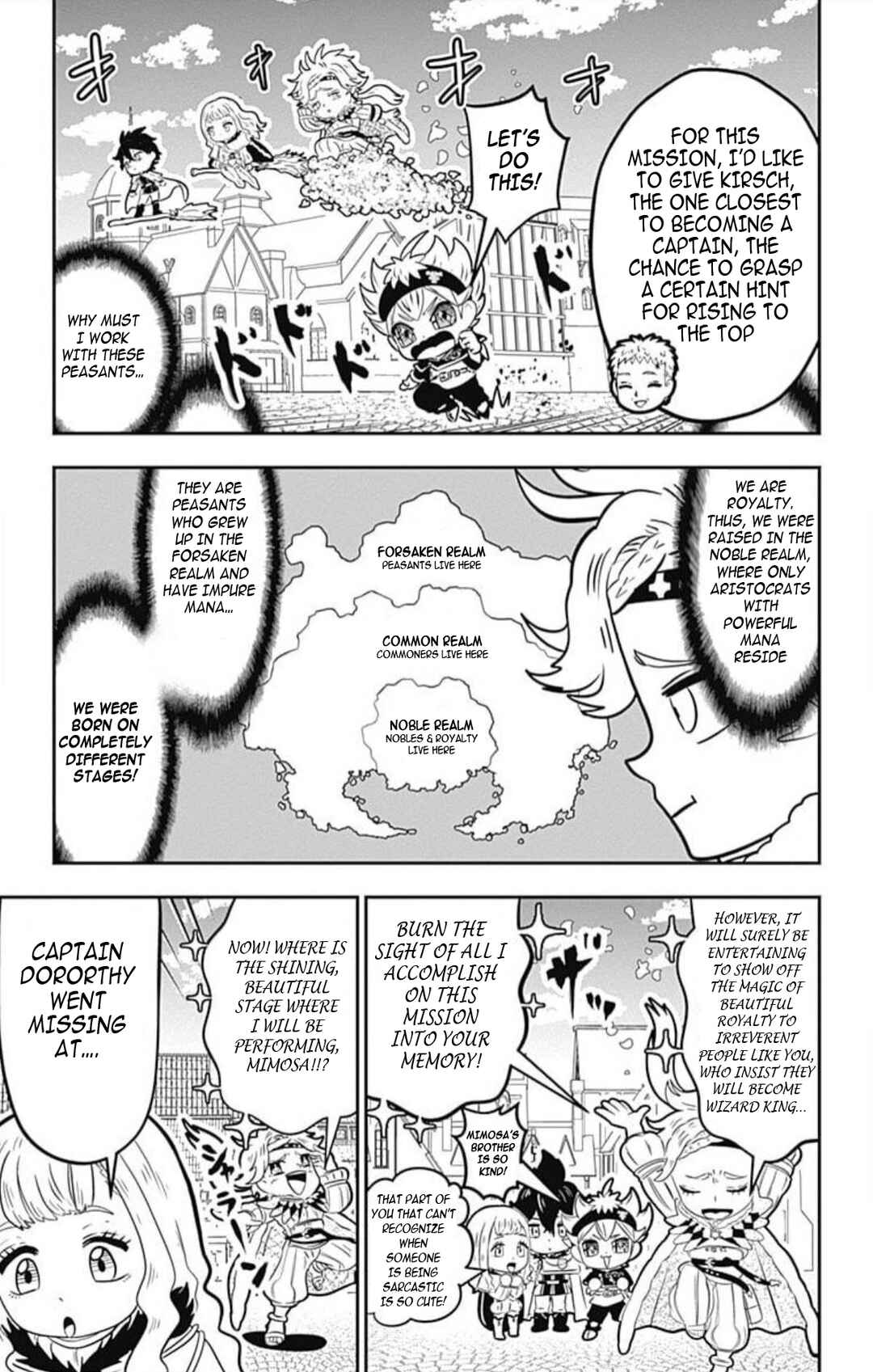Page 13 Chapter 12 Black Clover SD - Astas Road to the Wizard King