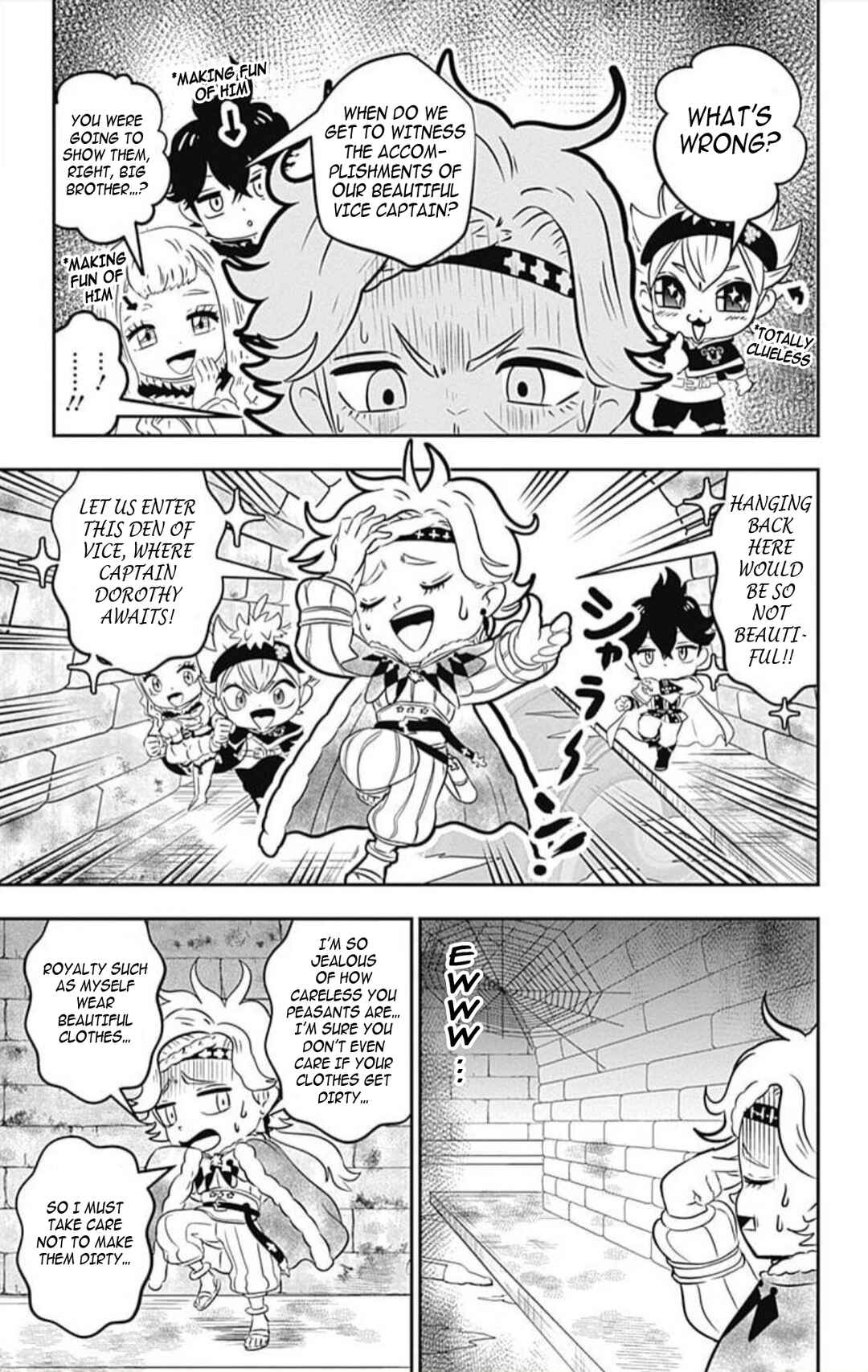 Page 15 Chapter 12 Black Clover SD - Astas Road to the Wizard King