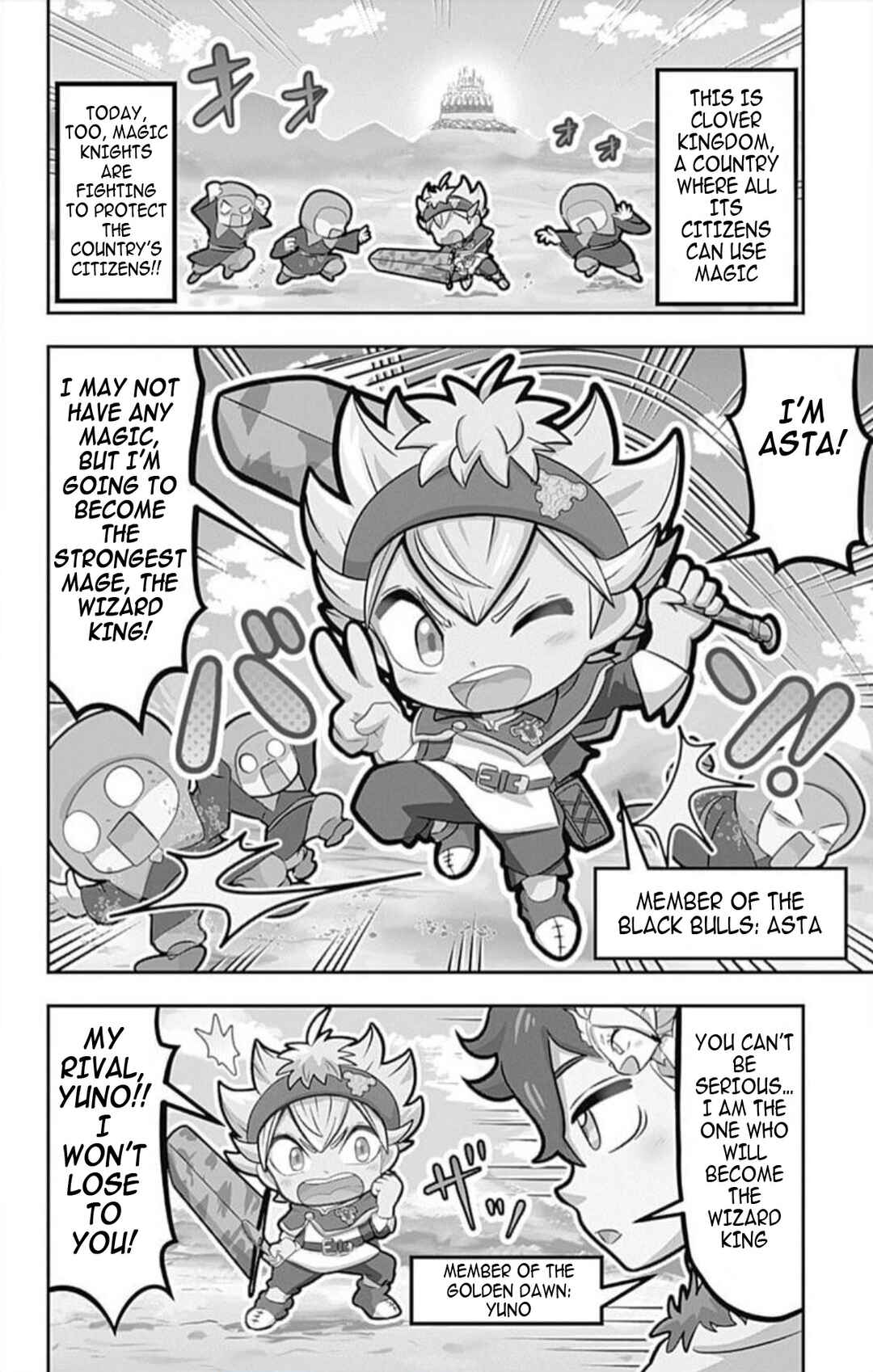 Page 2 Chapter 12 Black Clover SD - Astas Road to the Wizard King