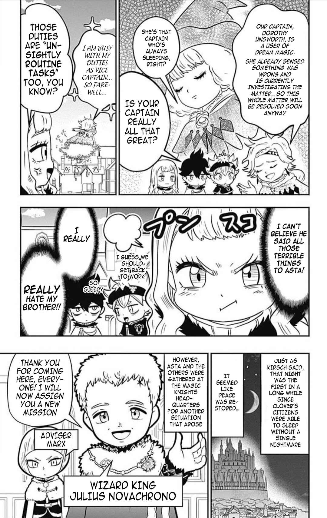 Page 9 Chapter 12 Black Clover SD - Astas Road to the Wizard King