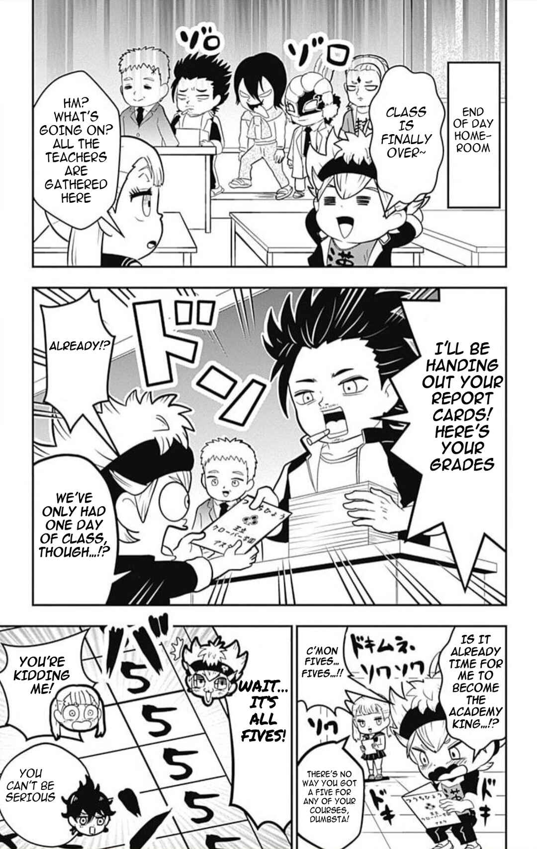 Page 25 Chapter 9 Black Clover SD - Astas Road to the Wizard King