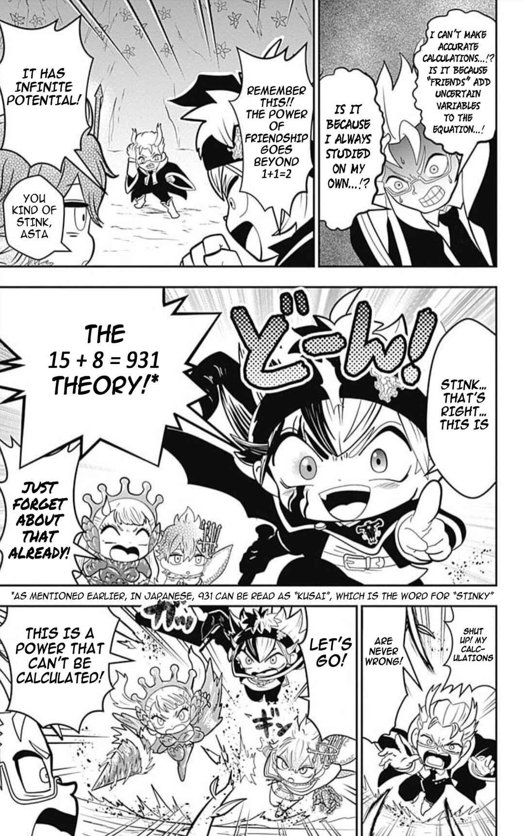 Page 37 Chapter 9 Black Clover SD - Astas Road to the Wizard King