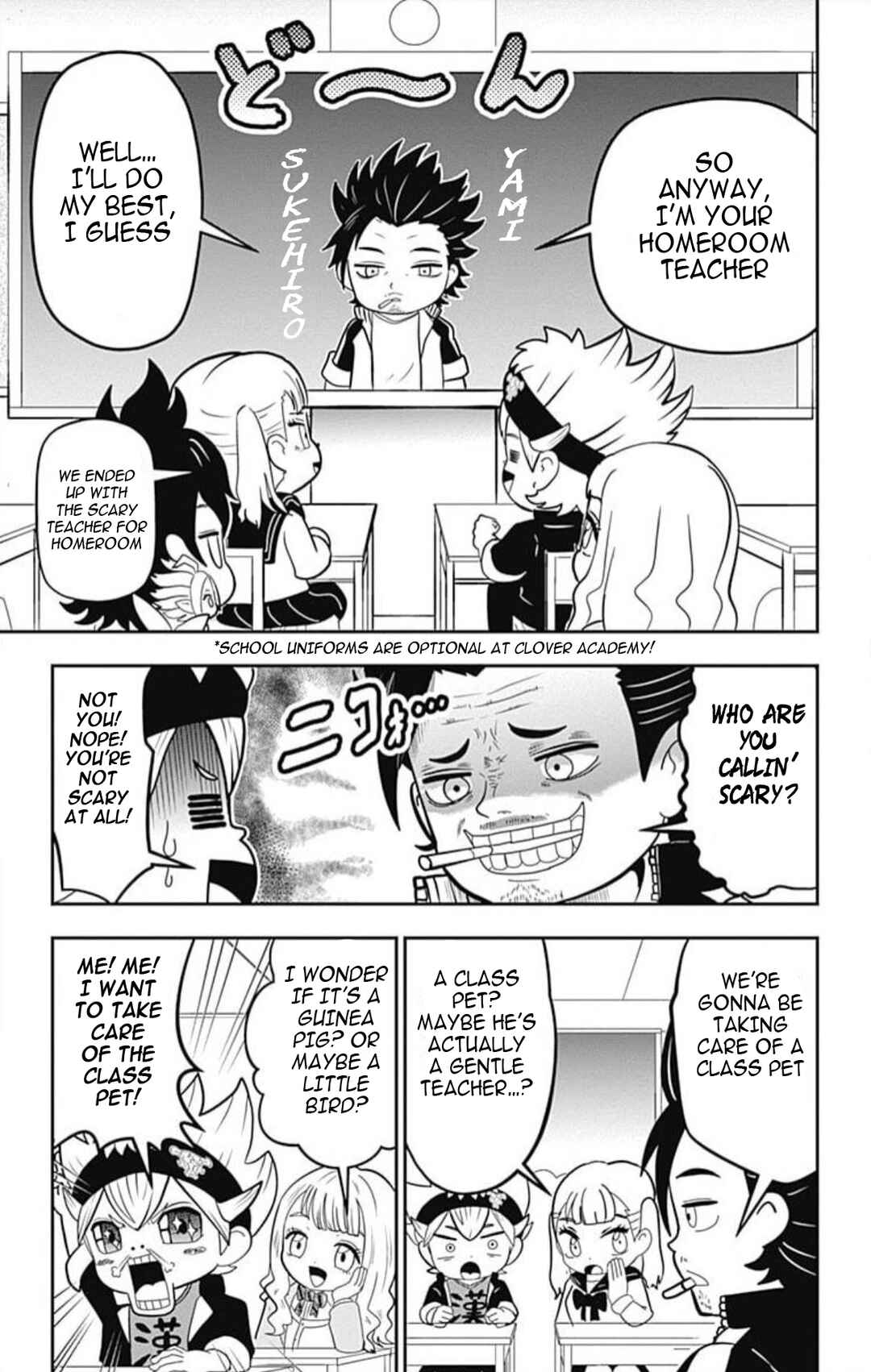 Page 8 Chapter 9 Black Clover SD - Astas Road to the Wizard King