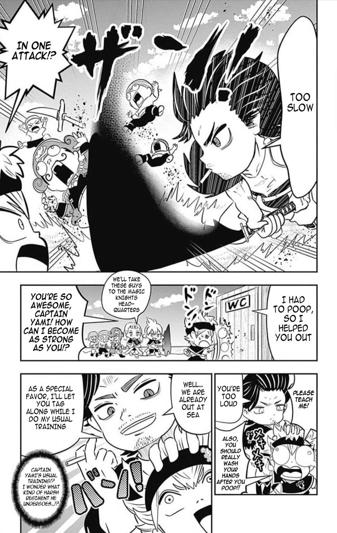 Page 3 Chapter 11 Black Clover SD - Astas Road to the Wizard King