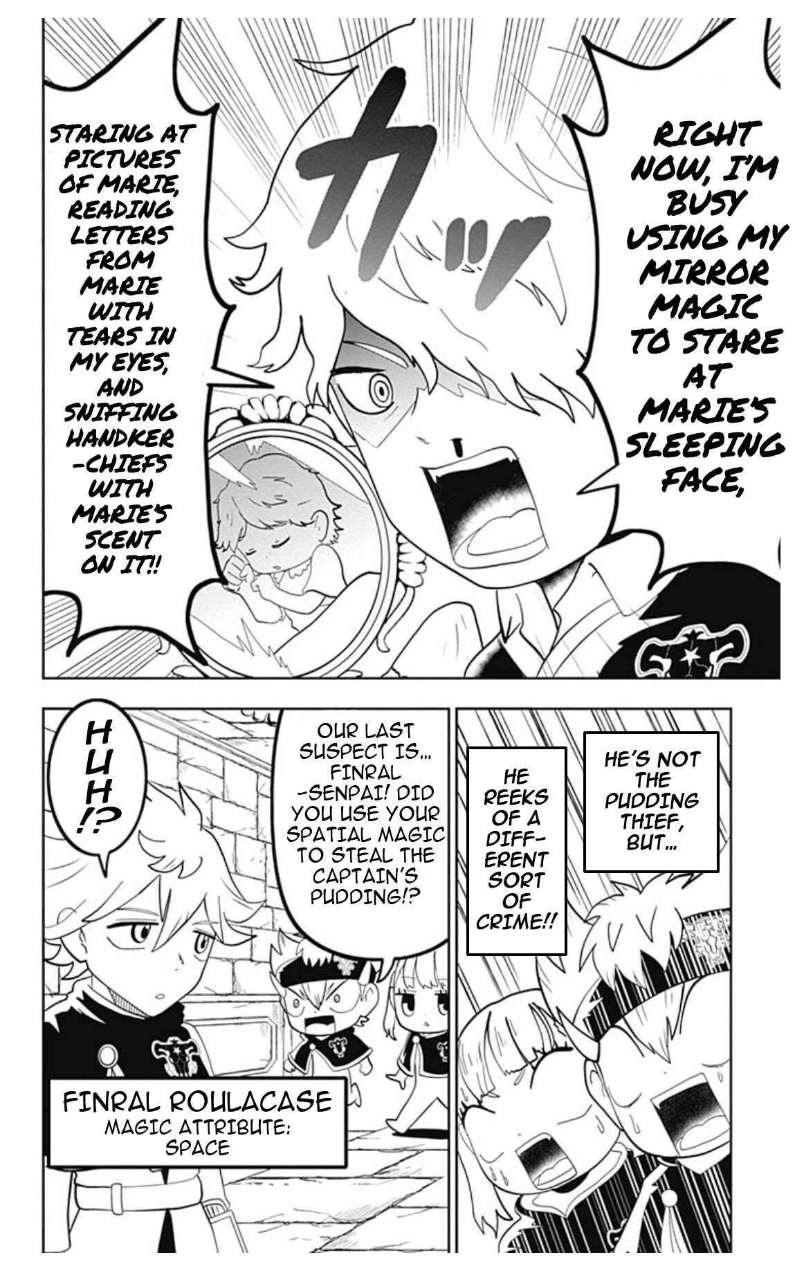 Page 16 Chapter 3 Black Clover SD - Astas Road to the Wizard King