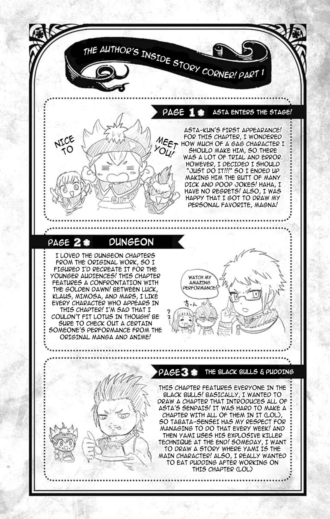 Page 29 Chapter 3 Black Clover SD - Astas Road to the Wizard King