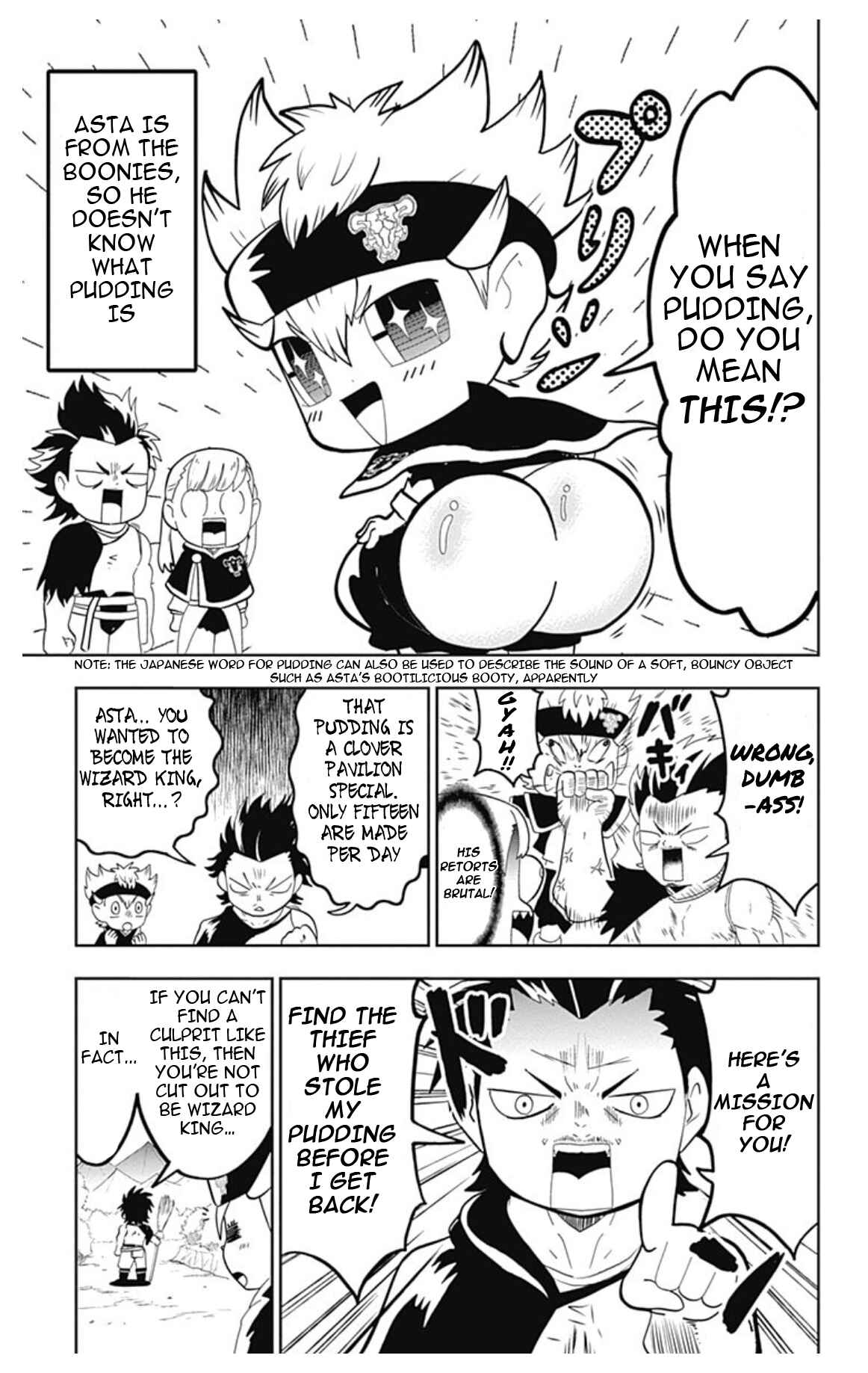 Page 5 Chapter 3 Black Clover SD - Astas Road to the Wizard King