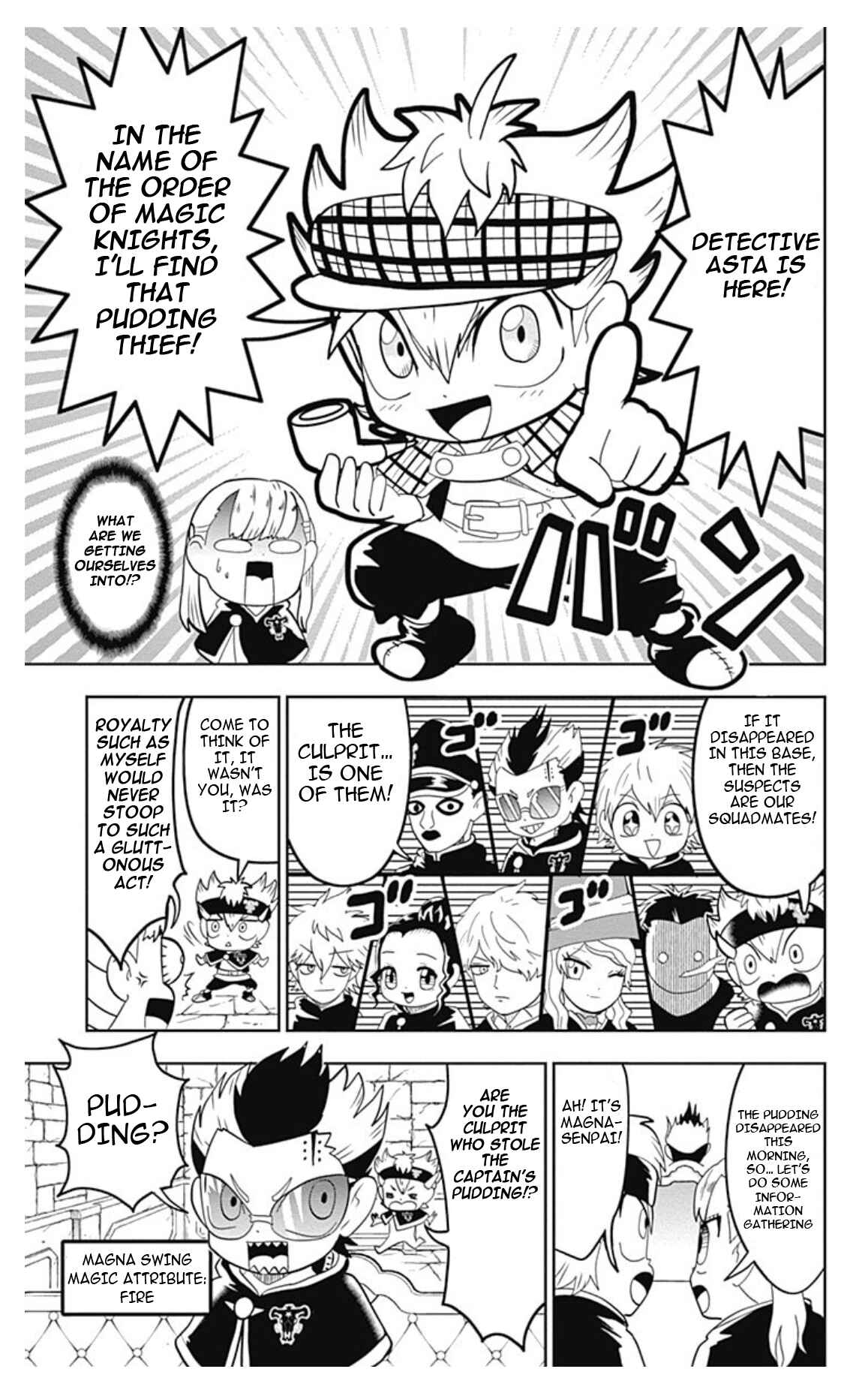 Page 7 Chapter 3 Black Clover SD - Astas Road to the Wizard King