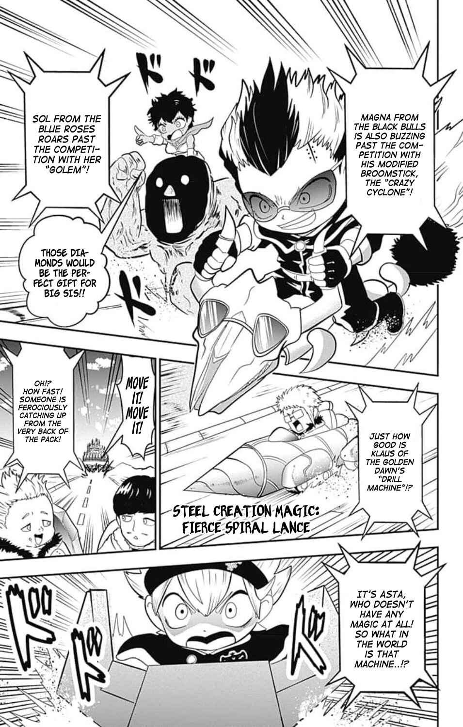 Page 12 Chapter 8 Black Clover SD - Astas Road to the Wizard King