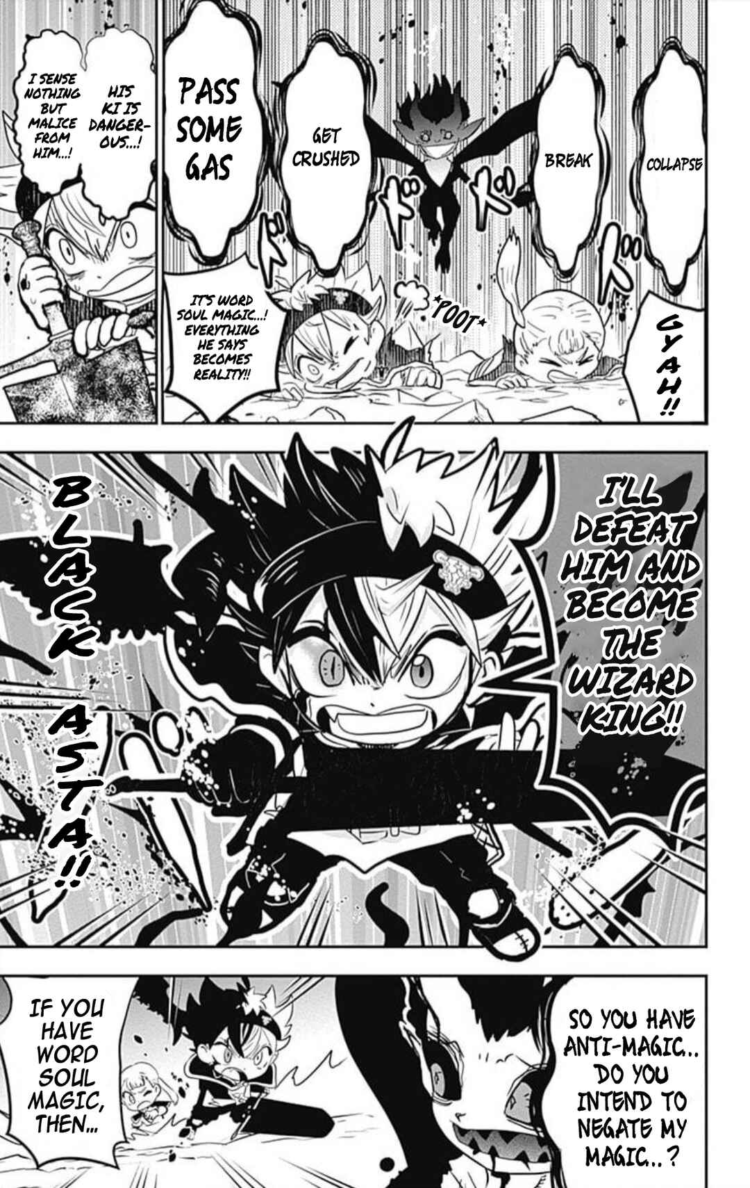 Page 15 Chapter 13 Black Clover SD - Astas Road to the Wizard King