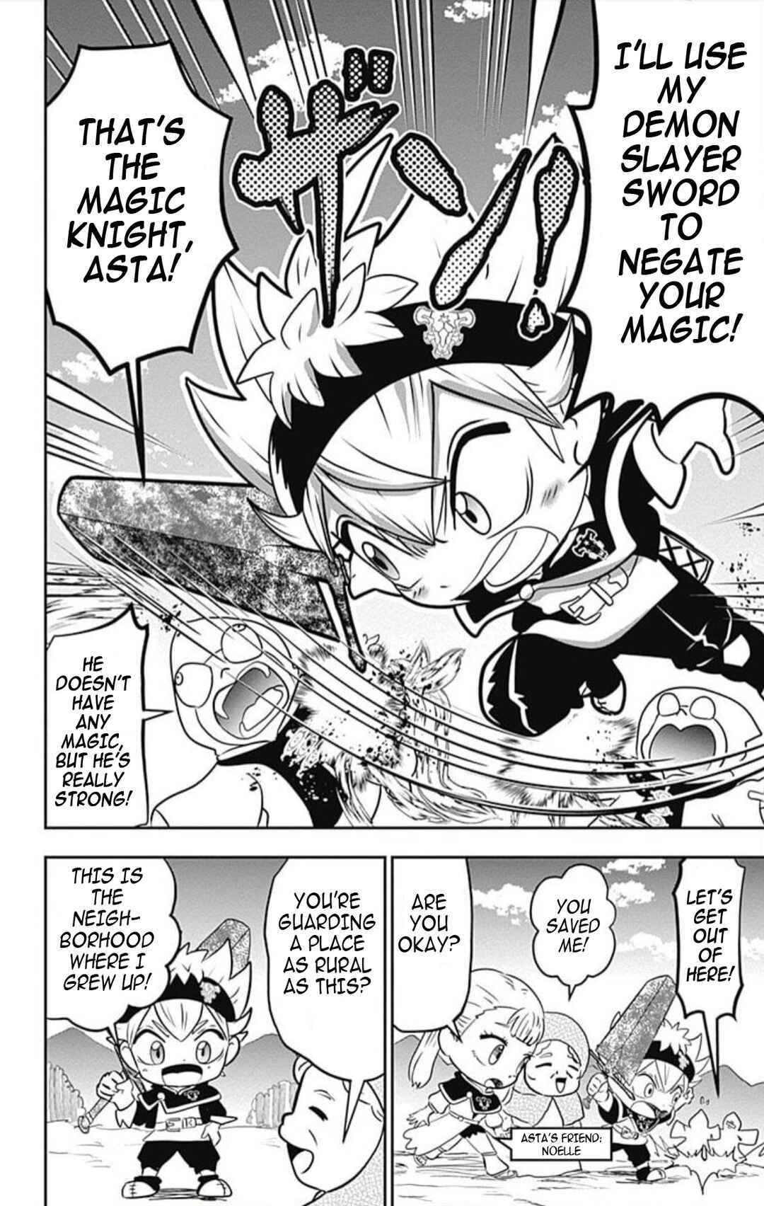 Page 3 Chapter 13 Black Clover SD - Astas Road to the Wizard King