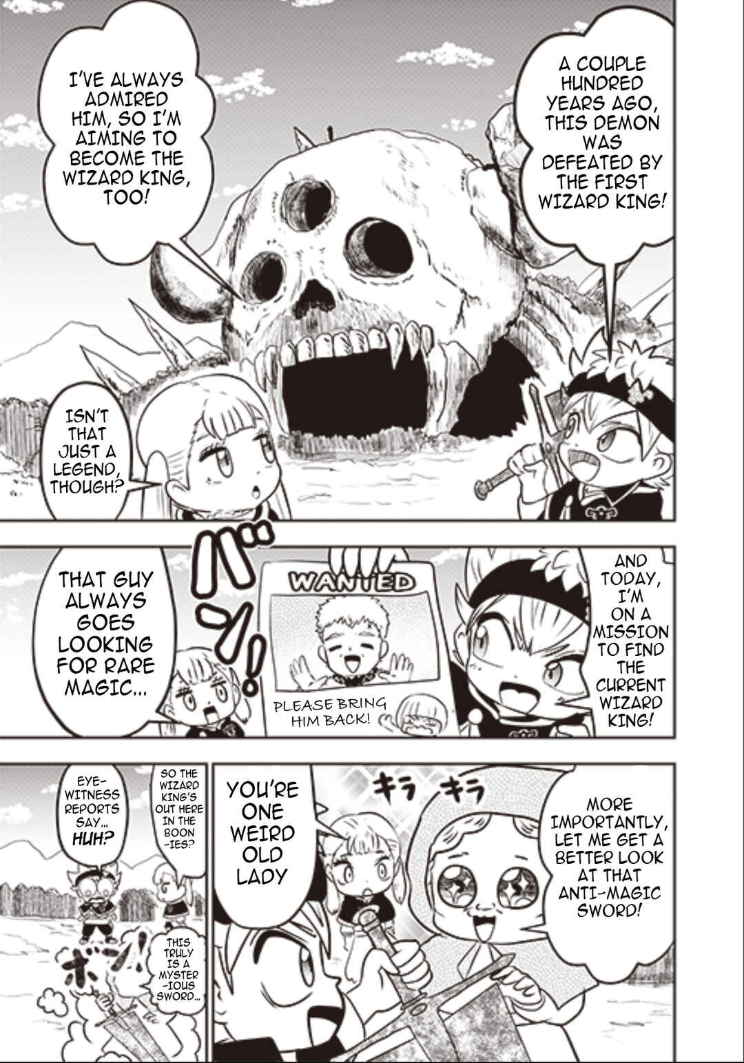 Page 4 Chapter 13 Black Clover SD - Astas Road to the Wizard King