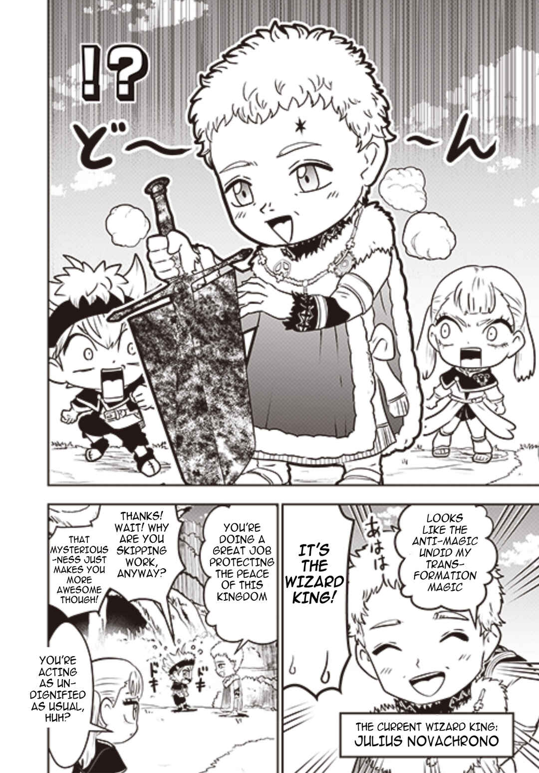 Page 5 Chapter 13 Black Clover SD - Astas Road to the Wizard King