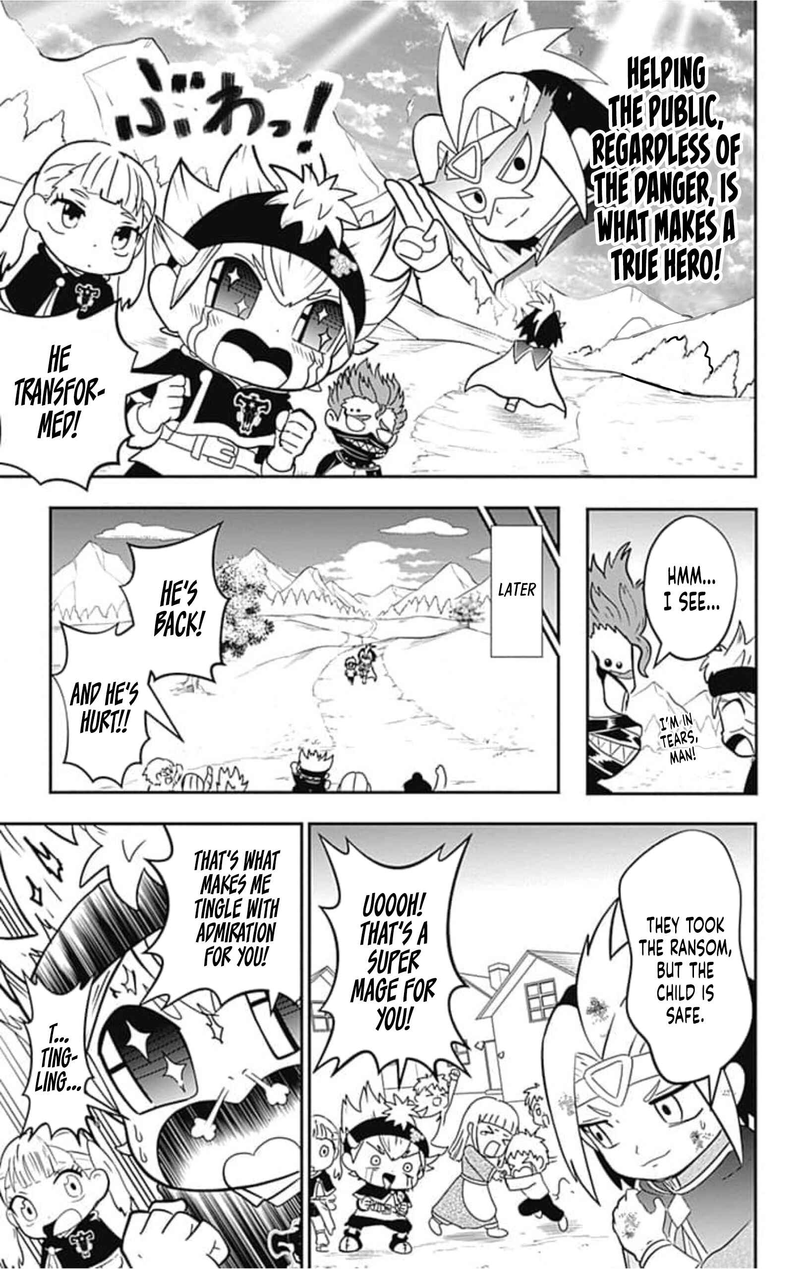 Page 17 Chapter 7 Black Clover SD - Astas Road to the Wizard King