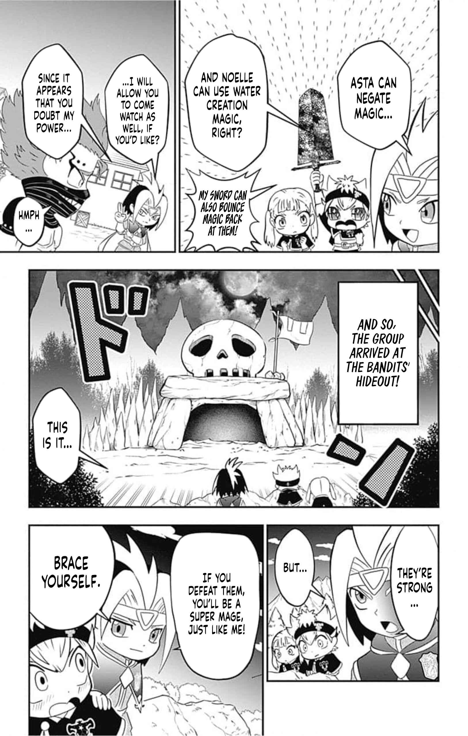 Page 21 Chapter 7 Black Clover SD - Astas Road to the Wizard King