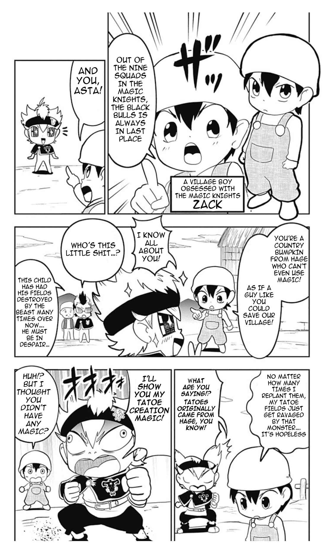 Page 18 Chapter 1 Black Clover SD - Astas Road to the Wizard King