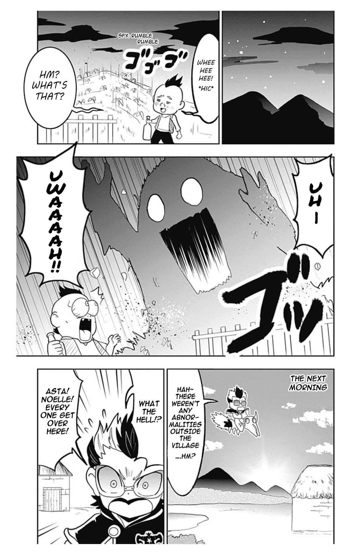 Page 22 Chapter 1 Black Clover SD - Astas Road to the Wizard King