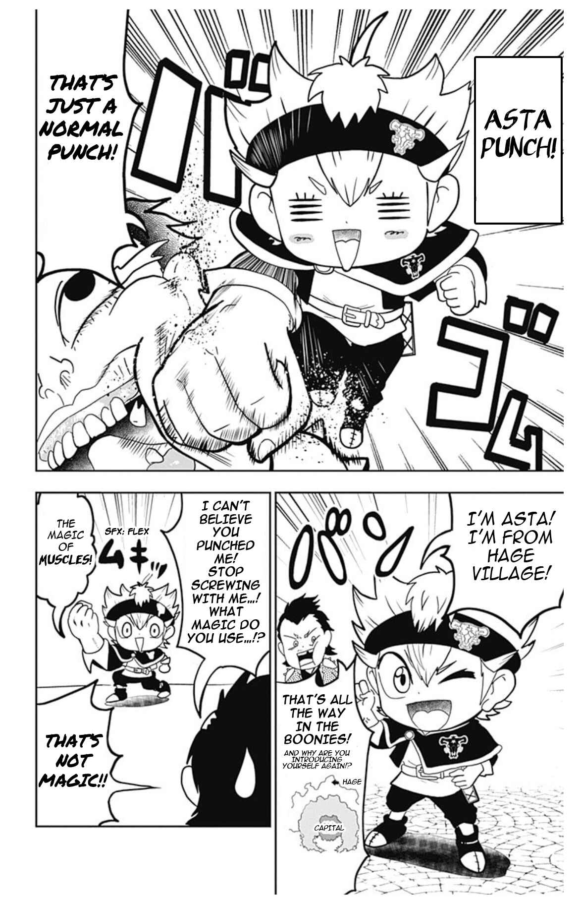 Page 5 Chapter 1 Black Clover SD - Astas Road to the Wizard King
