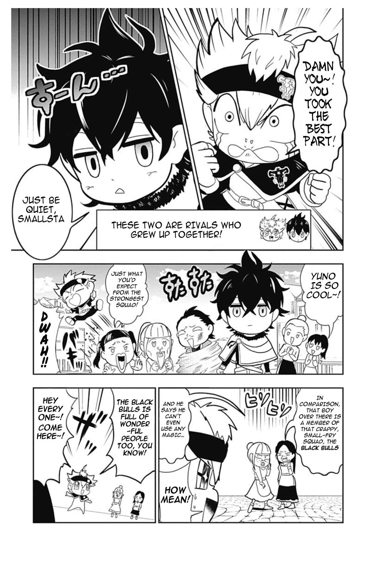 Page 8 Chapter 1 Black Clover SD - Astas Road to the Wizard King