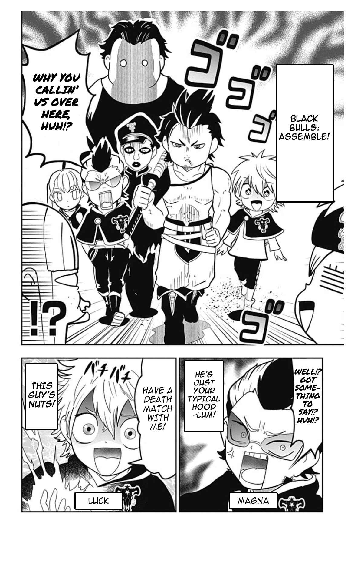 Page 9 Chapter 1 Black Clover SD - Astas Road to the Wizard King