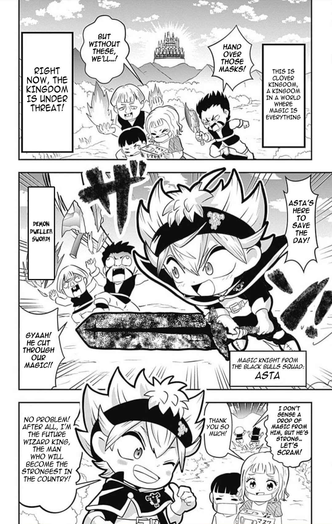 Page 4 Chapter 10 Black Clover SD - Astas Road to the Wizard King