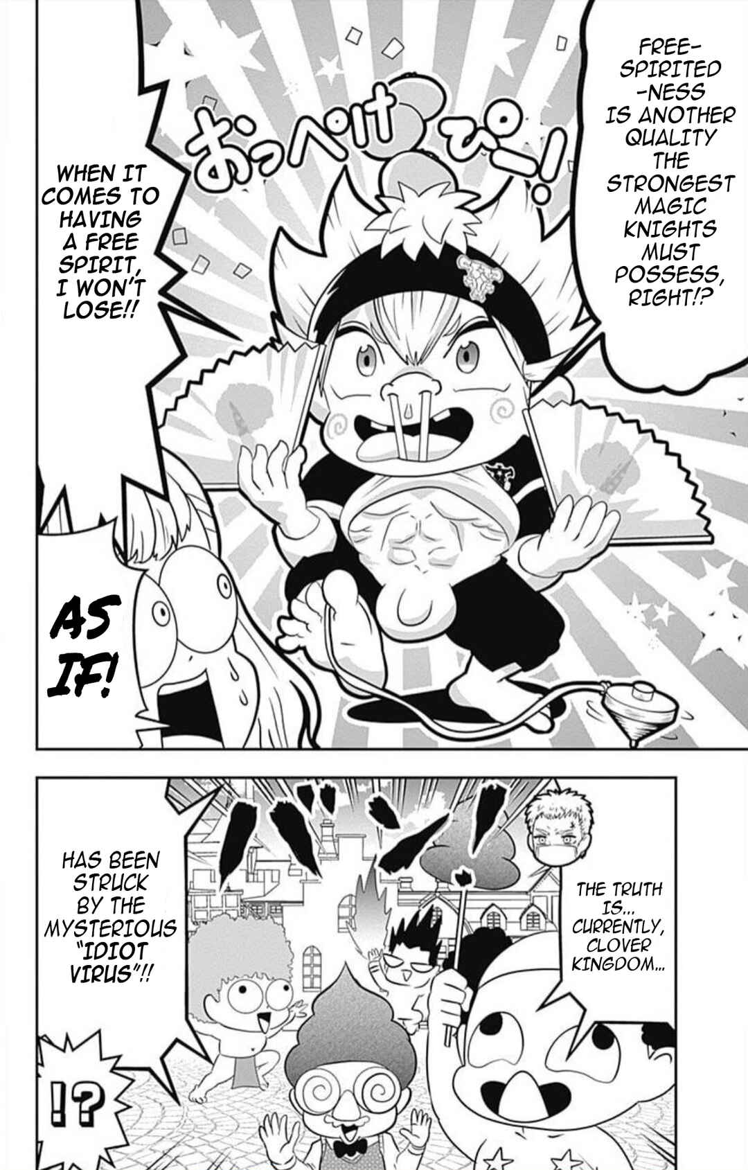 Page 8 Chapter 10 Black Clover SD - Astas Road to the Wizard King