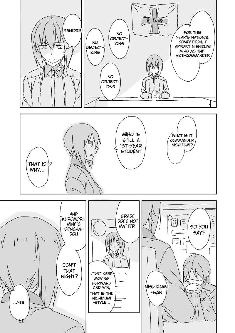 Page 11 Chapter Unknown_3db4 Girls und Panzer - Kurogane no Hana Part 1 (Doujinshi)